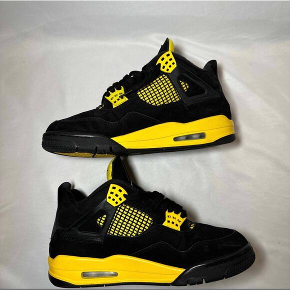 Size 8 - Nike Air Jordan 4 Retro Thunder 2023 Men\'s Shoes Ships Now main image 7